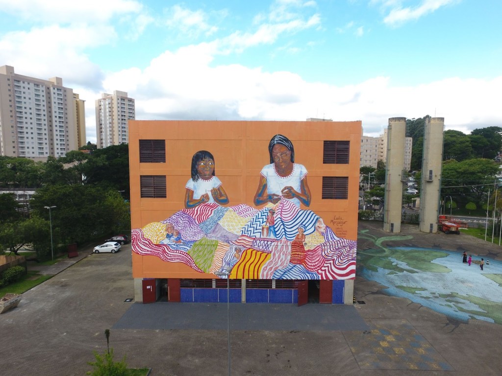 Mural da artista Lela | Foto: Valmir Rodrigues